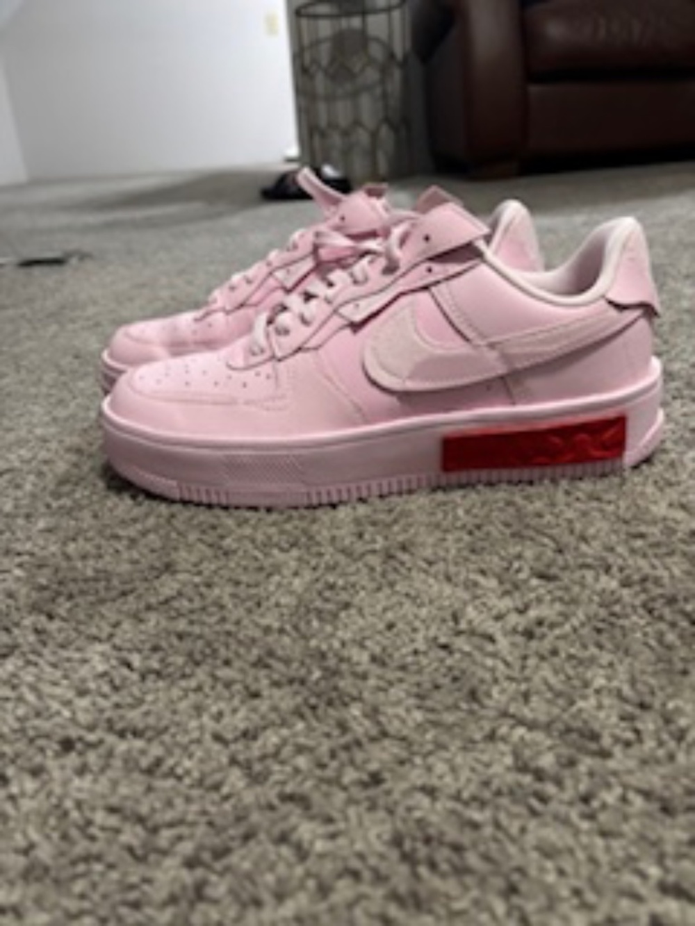 Nike Womens Air Force 1 GS 'Pink Foam'